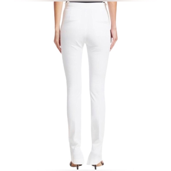 Helmut Lang White Slit Hem Trousers | 6 - Picture 2 of 9